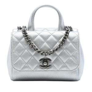 Chanel Coco Top Handle Bag Quilted Caviar Extra Mini - view 1