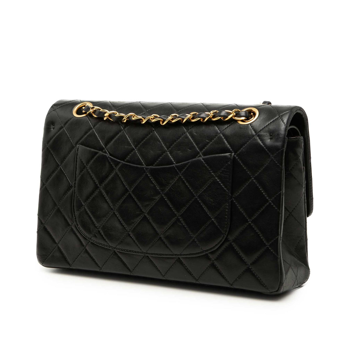 Vintage Classic Double Flap Bag Quilted Lambskin Medium