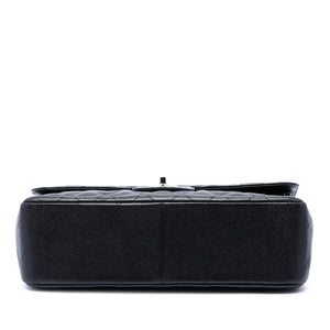 Chanel Classic Double Flap Bag Quilted Caviar Jumbo - view 3