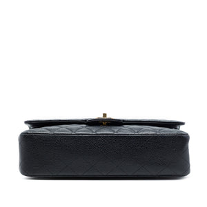 Chanel Classic Double Flap Bag Quilted Caviar Medium - view 3