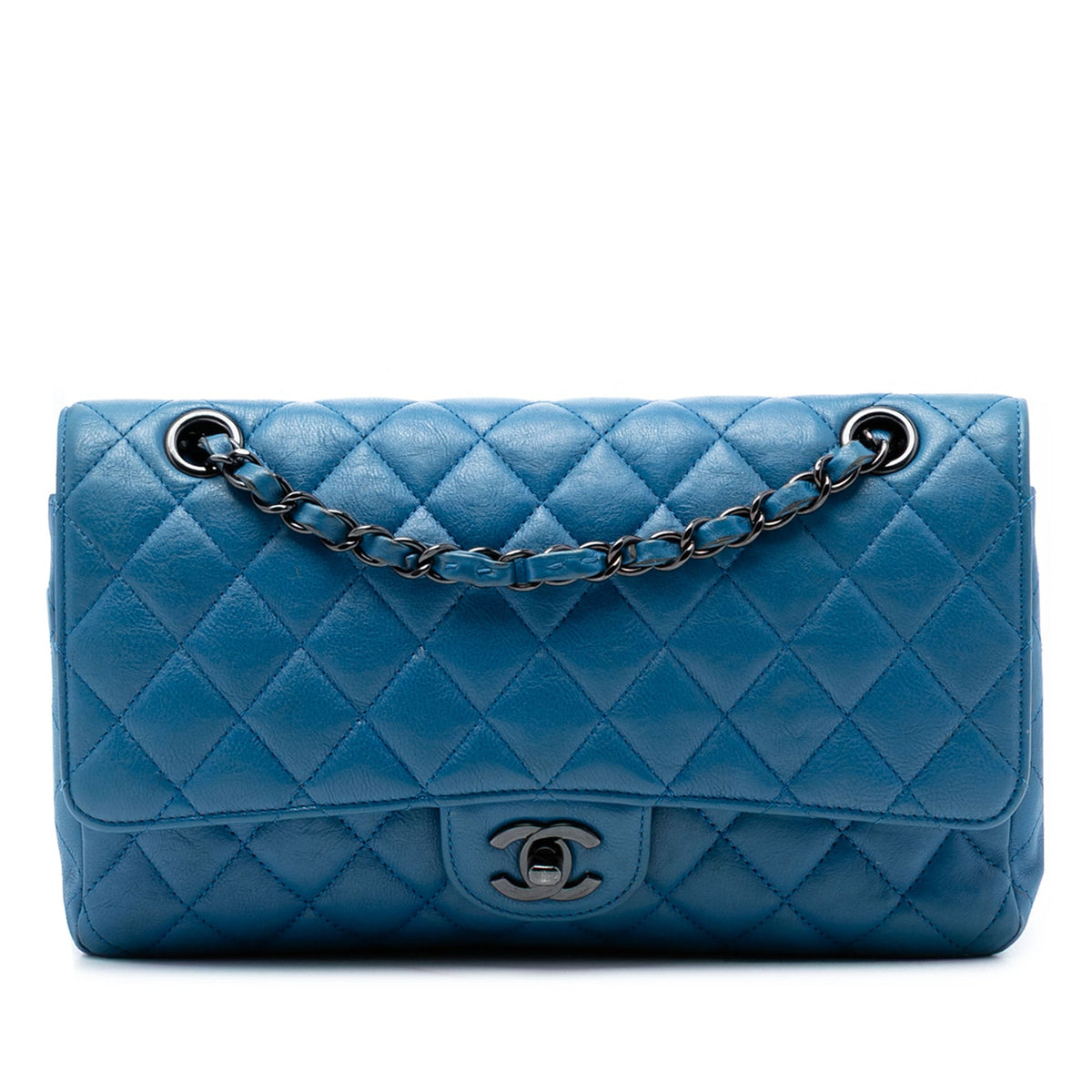 Chanel Classic Double Flap Bag Quilted Lambskin Medium