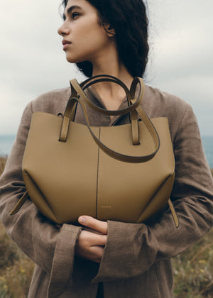 Polène Cyme Mini - Textured Smoky Olive - view 4