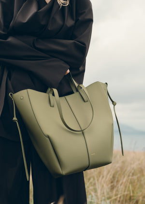 Polène Cyme Tote - Textured Linden - view 3