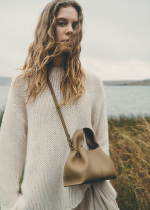 Polène Numéro Neuf Mini - Textured Smoky Olive - view 3