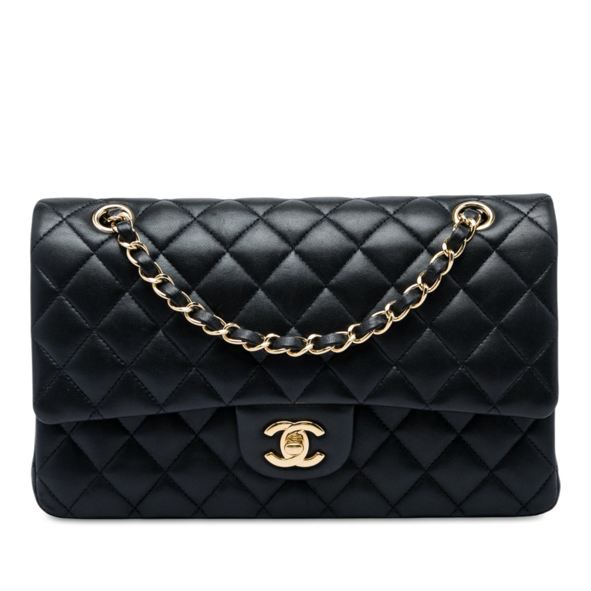 Chanel Classic Double Flap Bag Quilted Lambskin Medium