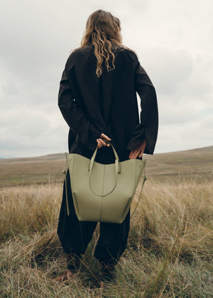 Polène Cyme Tote - Textured Linden - view 2