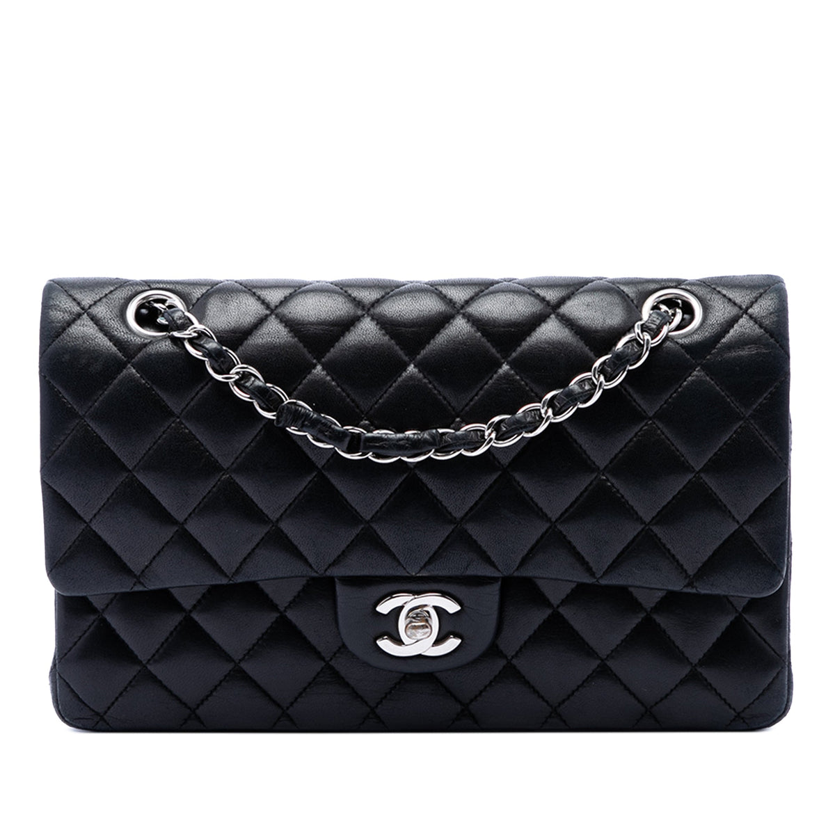 Chanel Classic Double Flap Bag Quilted Lambskin Medium