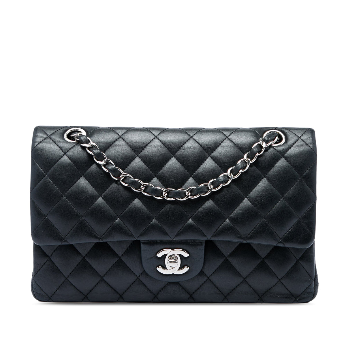 Chanel Classic Double Flap Bag Quilted Lambskin Medium