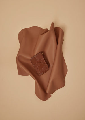 Polène Atla Card Holder - Duo Cognac - view 4