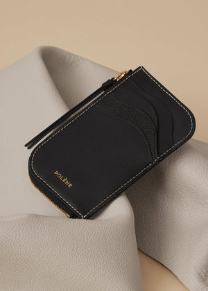 Polène Atla Card Holder - Duo Black - view 3