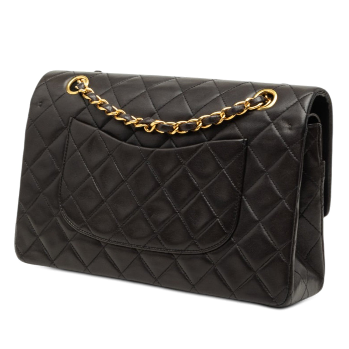 Vintage Classic Double Flap Bag Quilted Lambskin Medium
