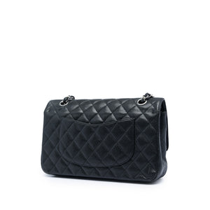 Chanel Classic Double Flap Bag Quilted Caviar Medium - view 2