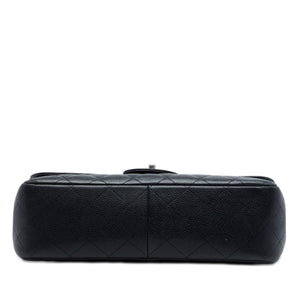 Chanel Classic Double Flap Bag Quilted Caviar Jumbo - view 3