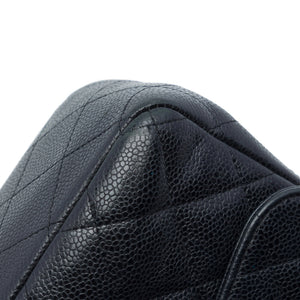 Chanel Classic Double Flap Bag Quilted Caviar Jumbo - view 6