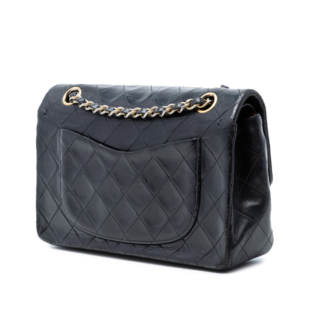Vintage Classic Double Flap Bag Quilted Lambskin Small