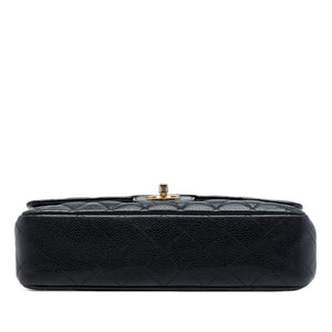 Chanel Classic Double Flap Bag Quilted Caviar Medium - view 3