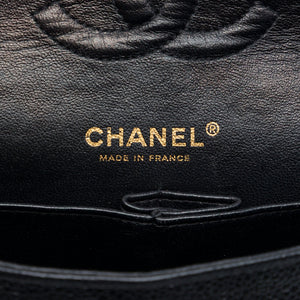 Chanel Classic Double Flap Bag Quilted Caviar Medium - view 5