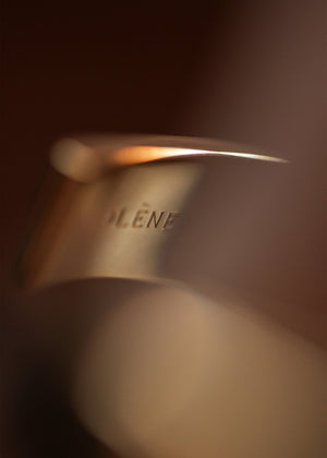 Polène Éole Cuff - 24 carat gold gilded - view 9