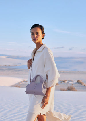 Polène Numéro Neuf Mini - Textured Mauve - view 3