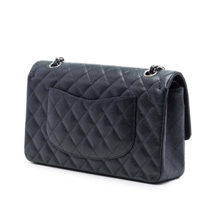Chanel Classic Double Flap Bag Quilted Caviar Medium - view 2