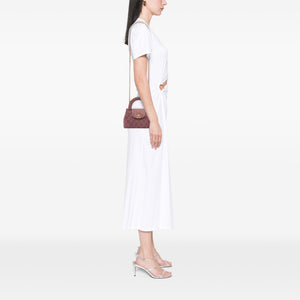 Chanel Kelly Top Handle Shopping Bag Quilted Tweed Mini - view 5