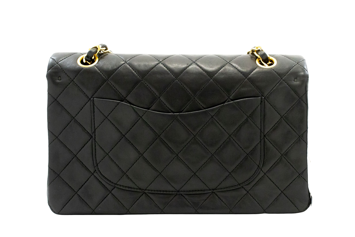 Vintage Classic Double Flap Bag Quilted Lambskin Medium