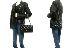 Chanel Classic Double Flap Bag Quilted Lambskin Medium - view 3