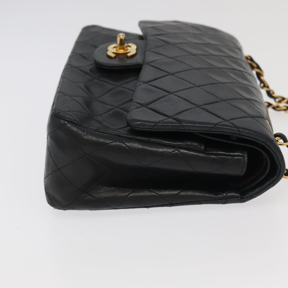 Vintage Classic Double Flap Bag Quilted Lambskin Medium