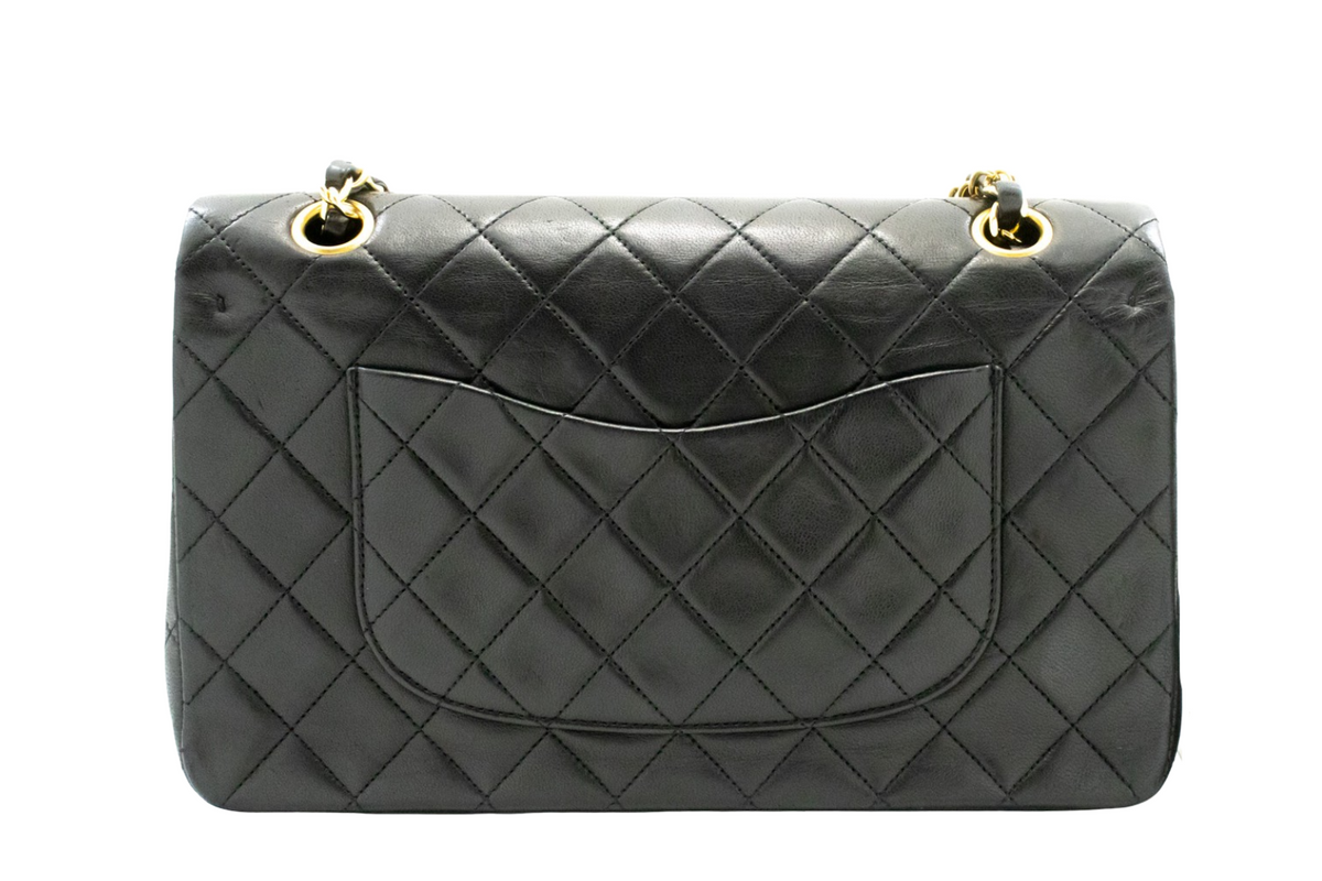 Vintage Classic Double Flap Bag Quilted Lambskin Medium