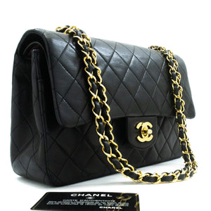 Chanel Vintage Classic Double Flap Bag Quilted Lambskin Medium - view 3