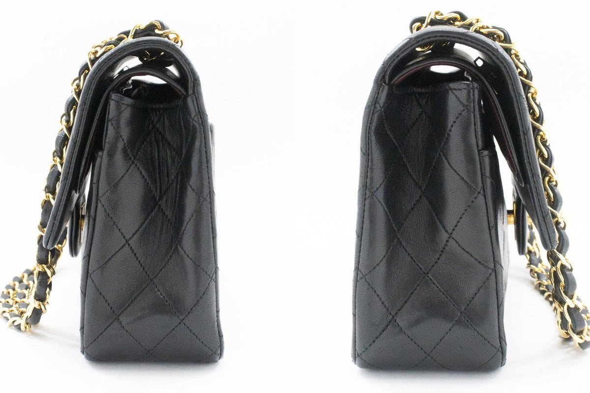 Vintage Classic Double Flap Bag Quilted Lambskin Medium