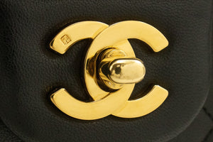 Chanel Vintage Classic Double Flap Bag Quilted Lambskin Medium - view 9
