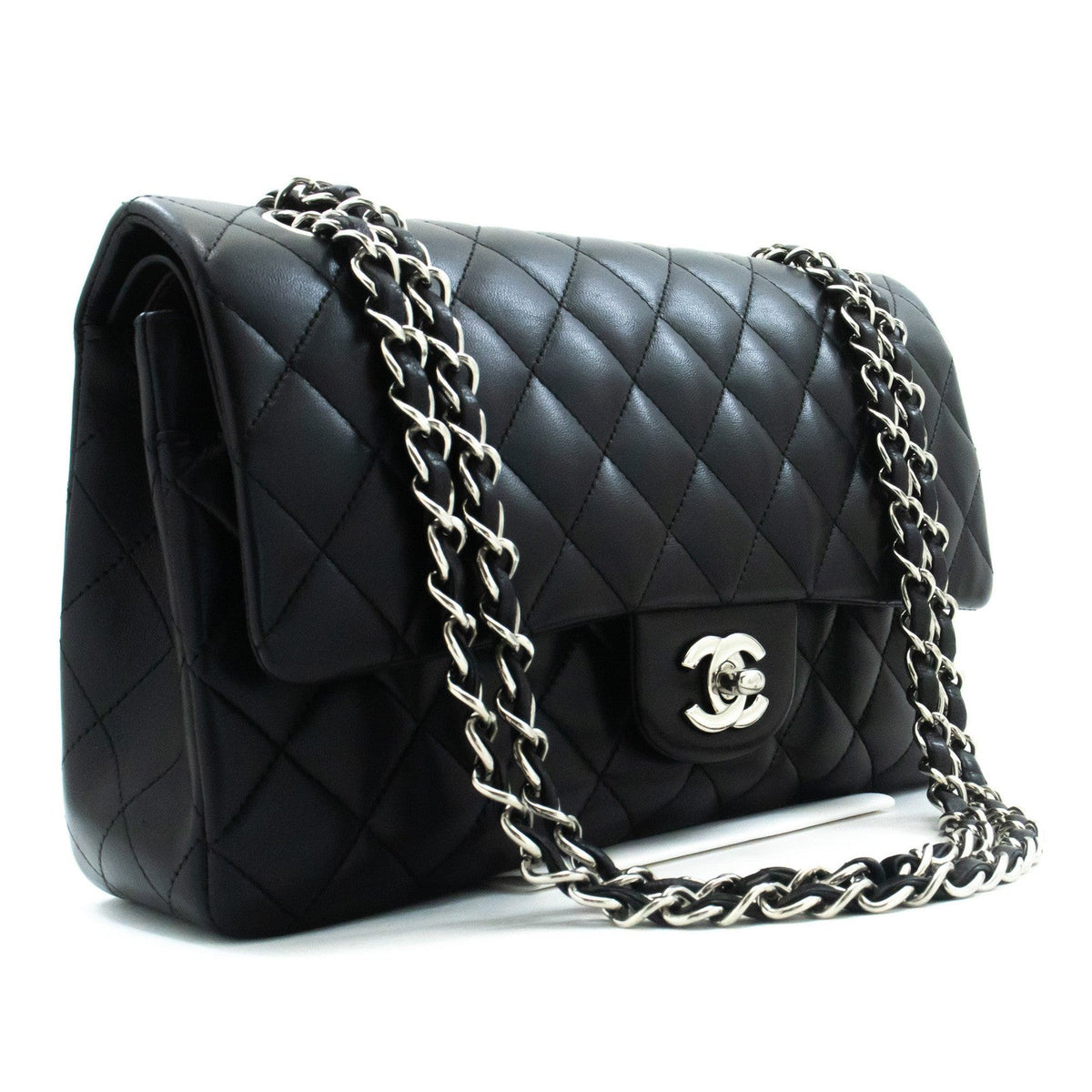Vintage Classic Double Flap Bag Quilted Lambskin Medium
