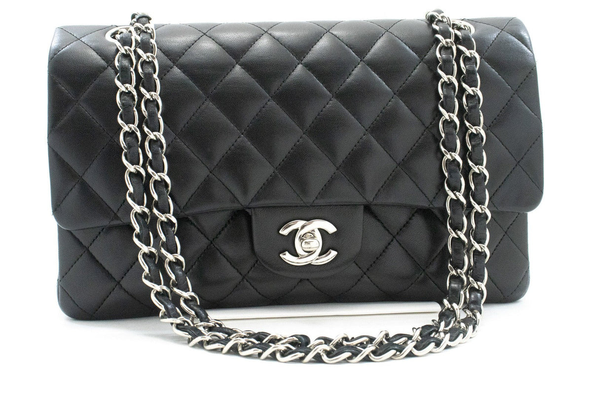 Vintage Classic Double Flap Bag Quilted Lambskin Medium