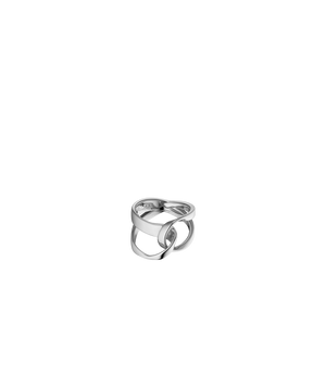 Polène Éole Ring - Silver in rhodium plated brass - view 1