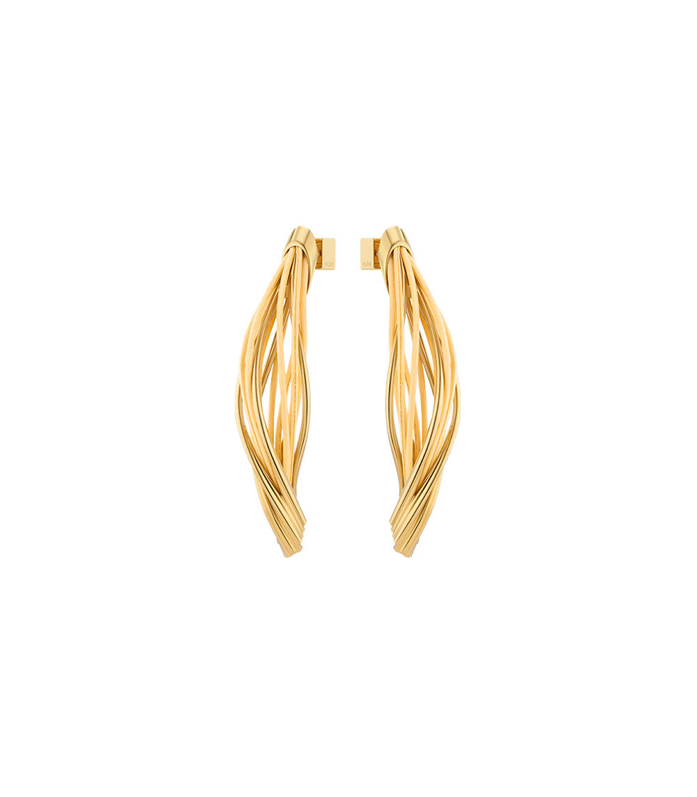 Polène Rozo Drop Earrings - Rattan