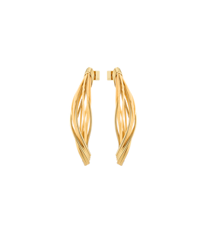 Polène Rozo Drop Earrings - Rattan - view 1