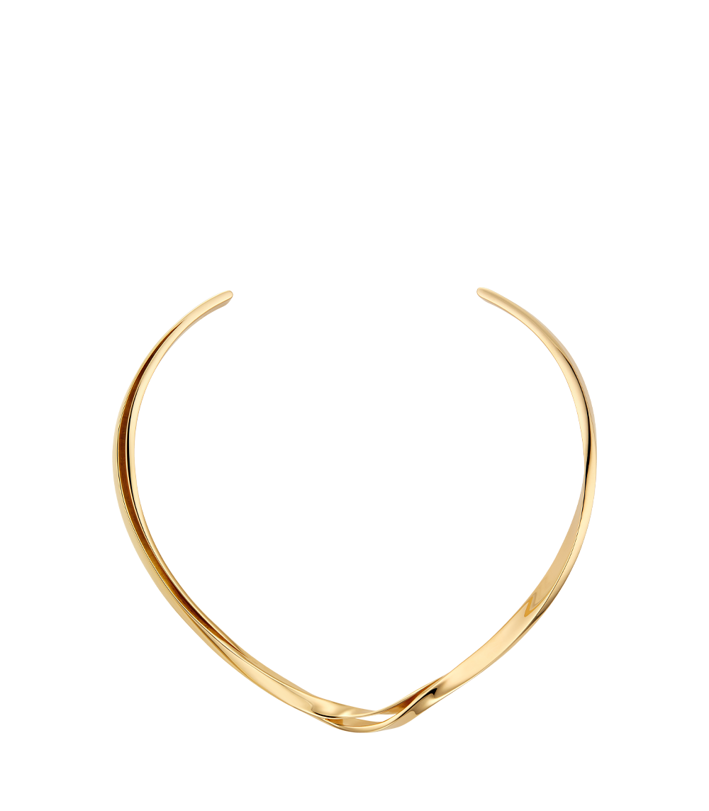 Polène Éole Necklace - 24 carat gold-gilded