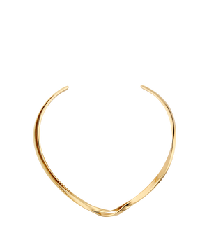 Polène Éole Necklace - 24 carat gold-gilded - view 1