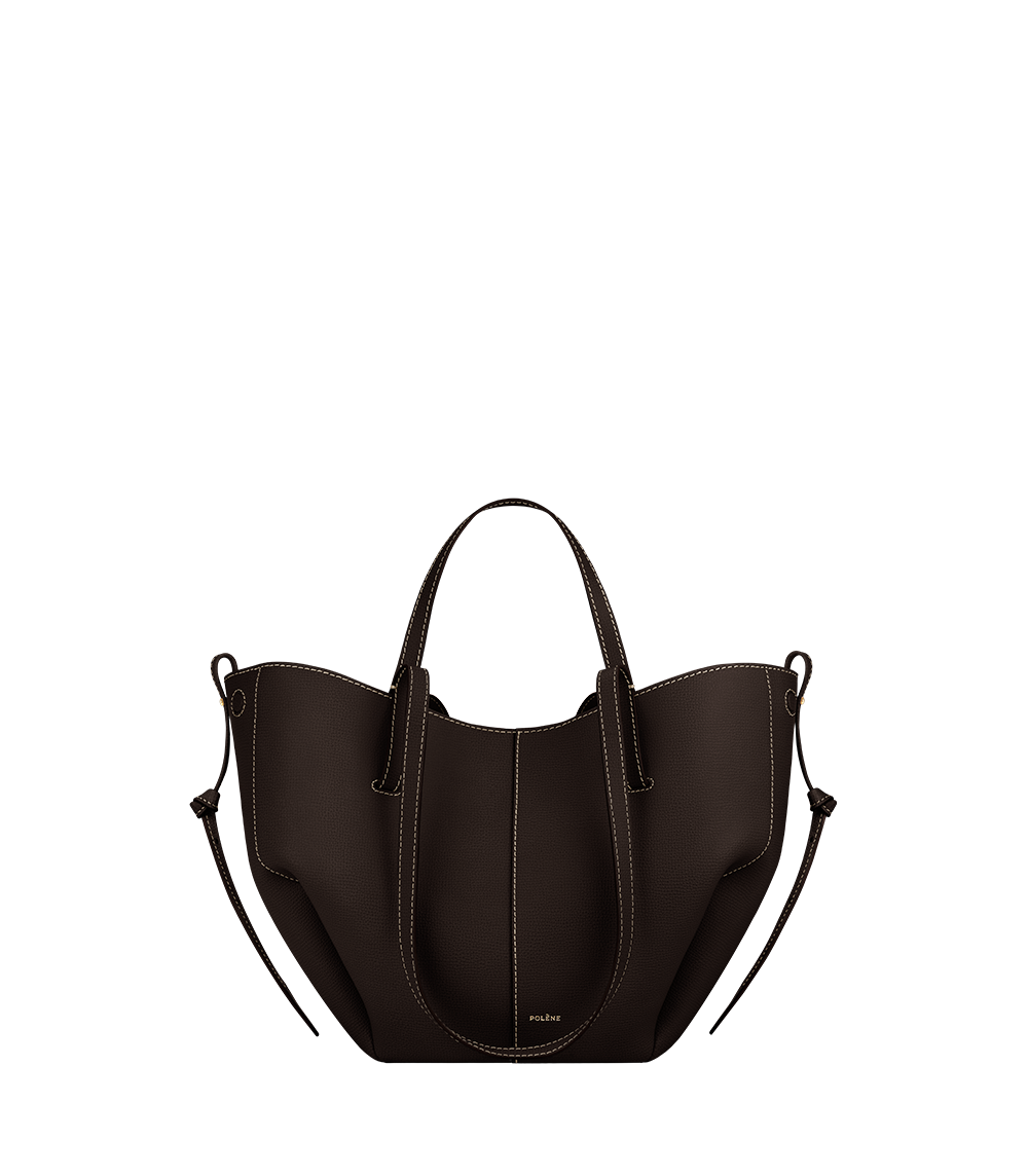 Polène Cyme Mini - Textured Ebony