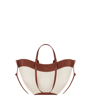 Polène Cyme Mini - Cognac Canvas - view 1