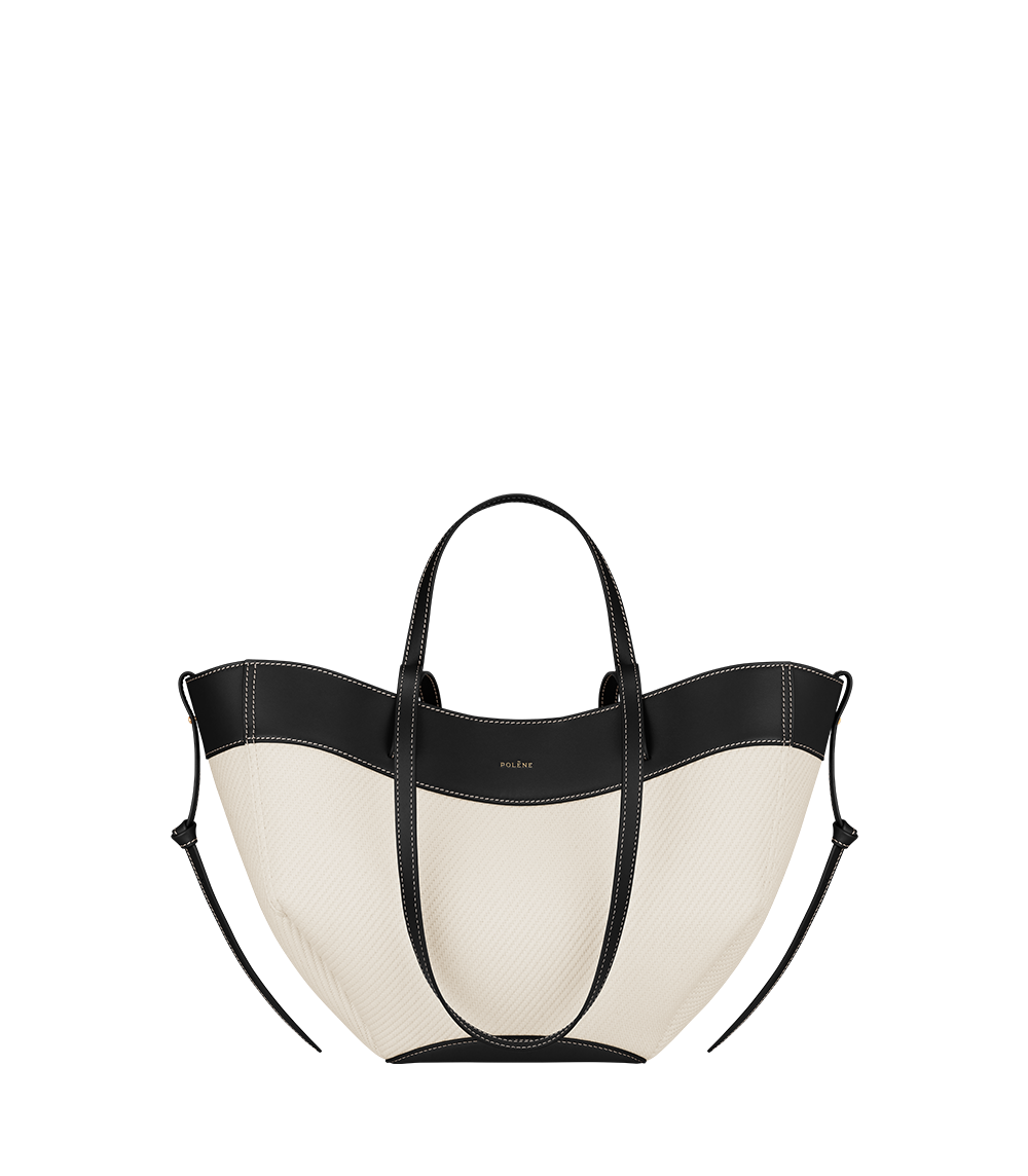 Polène Cyme Mini - Black Canvas