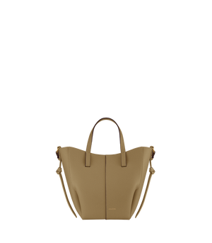 Polène Cyme Tote Nano - Textured Smoky Olive - view 1