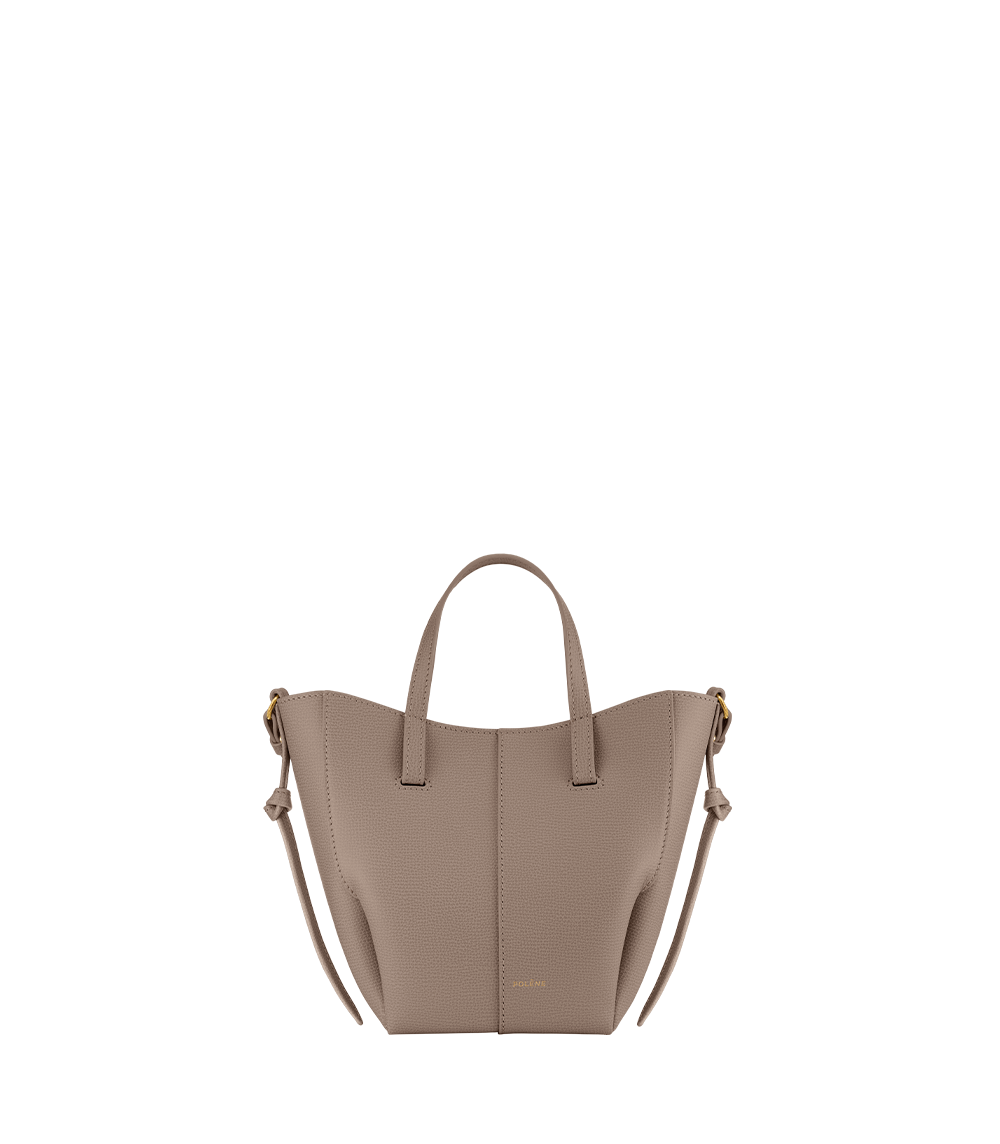 Polène Cyme Tote Nano - Textured Taupe