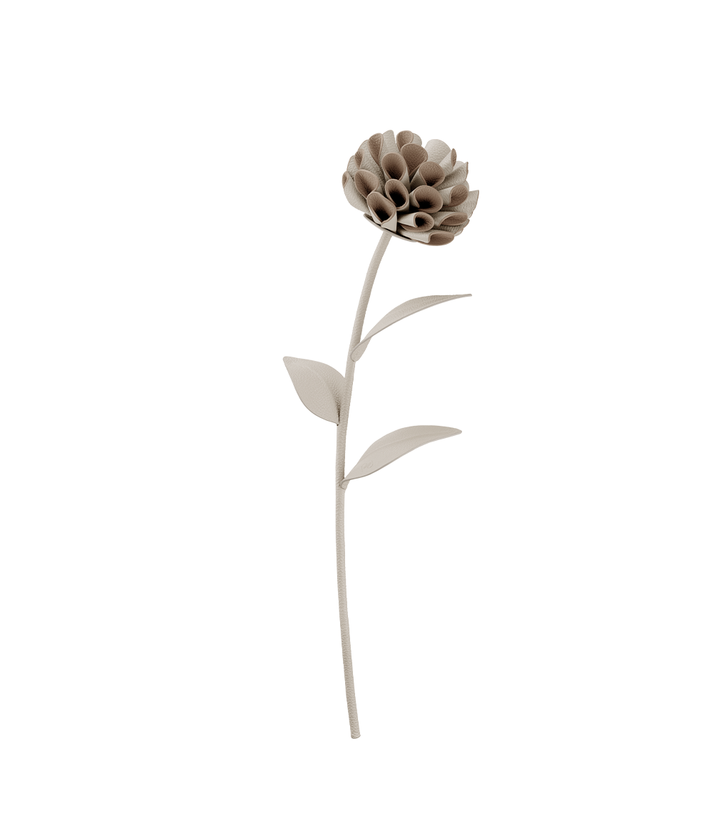Polène Dalium Flower - Chalk
