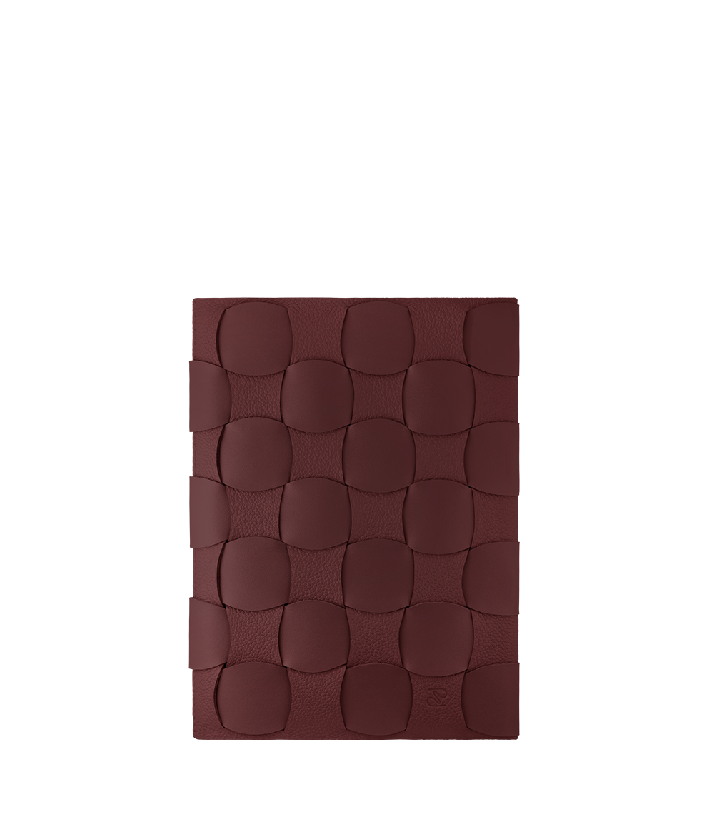 Polène A5 Neiti Notebook Cover - Black Cherry
