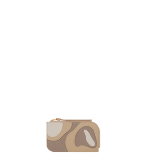Polène Atla Card Holder - Trio Taupe - view 1