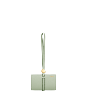 Polène Kayé Card Holder - Textured Duo Fresh Almond - view 1