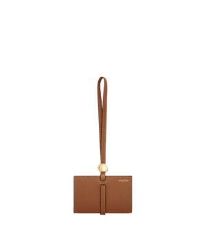 Polène Kayé Card Holder - Textured Duo Camel - view 1