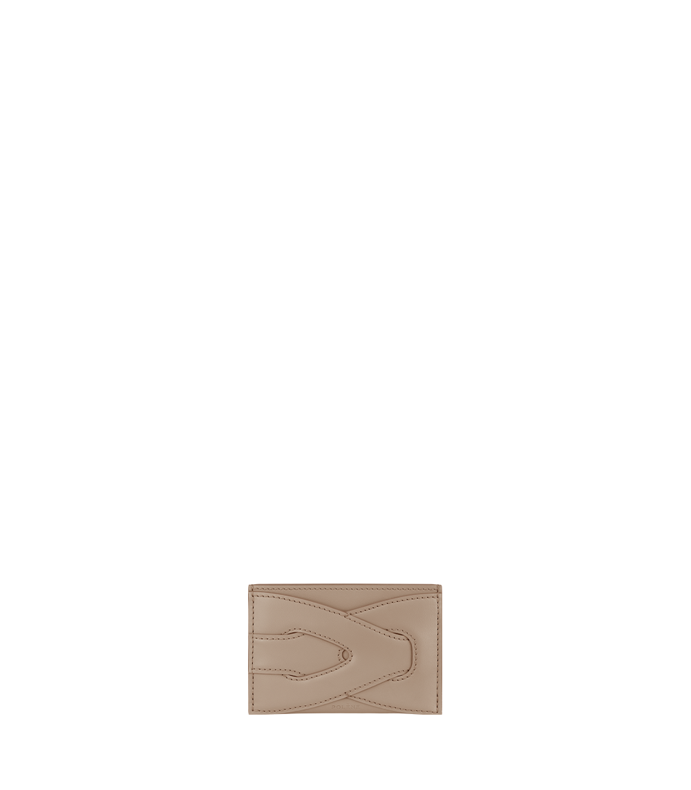Polène Nodde Card Holder - Taupe
